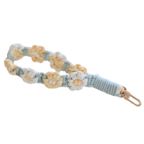 Mjuk handledsnyckelband Nyckelband Handgjorda Nyckelband för Nycklar Söt Handledsnyckelband Armbandshållare Kvinnor