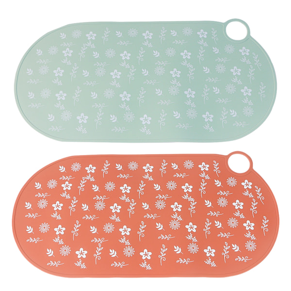 2-pack | Läckagesäkra, hållbara livsmedelsklassade silikonbehållare för varm & kall mat för bebisar, småbarn och barn | Diskmaskin-, kyl- och frysäkra | för puréer