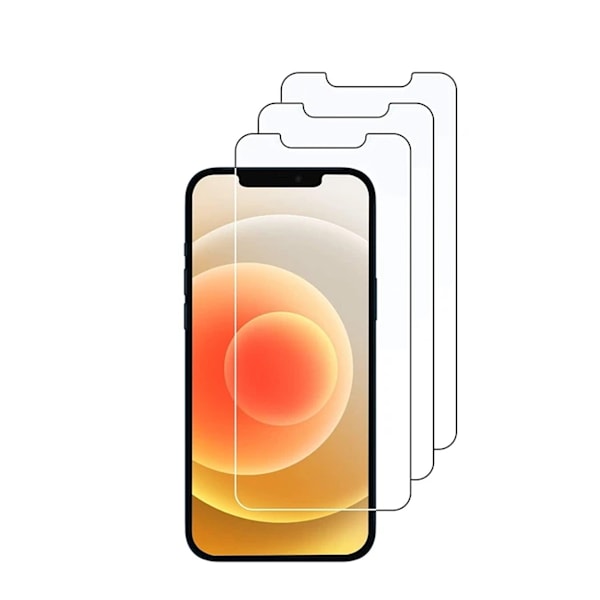 3 stk Herdet Glass Skjermbeskytter for iPhone 11/XR - Transparent