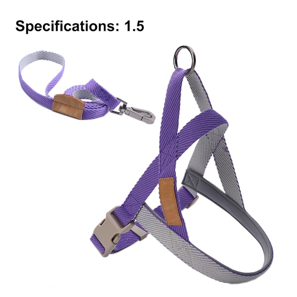 Hundevest med bryststropp for store hunder med gåseleie for golden retriever.