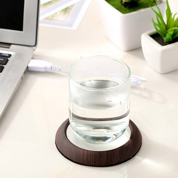 USB Heating Plate Creative Metal Constant Temperature Heating Plate Coffee Insulation Plate Warm Heating Plate[TT]