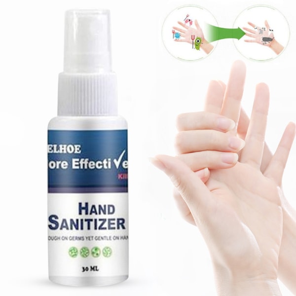 Portabel Uppfriskande Mini No Wash Handrengöringsspray för vuxna