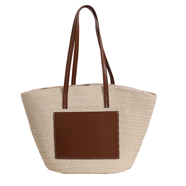 Kvinders Strotasker Sommer Strand Stor Tote Taske Håndlavet Vævet Skulder Crossbody Håndtaske
