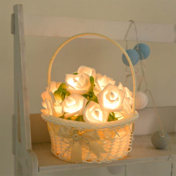 20LED Romantic Rose Fairy Lights Party Bröllopsförslag