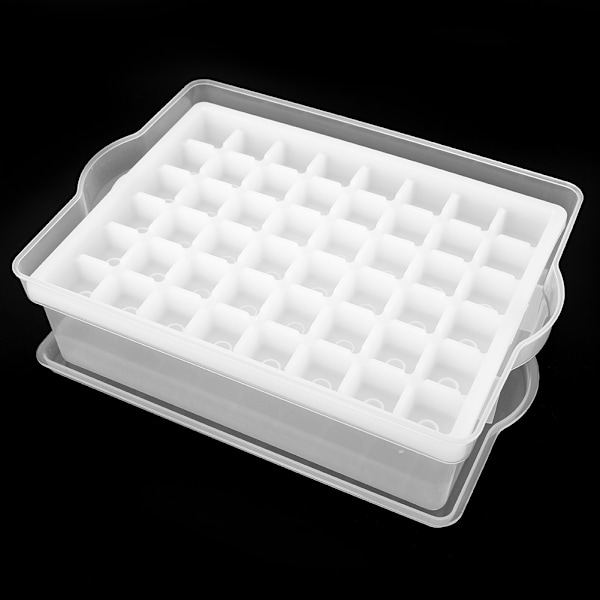 DIY PP Isbittsformer Fryser Puddingform Sjokoladeform Med Oppbevaringsboks Skje