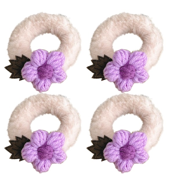 Terry Klud Elastisk Strækbar Fuzzy Bred Tyk Hårbånd Scrunchies Bånd Ring