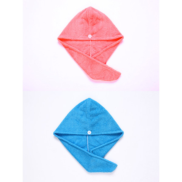 2-pack Mikrofiber Snabbtorkande Hårhandduk - Superabsorberande, Minskar Hårtorkningstiden Dramatiskt