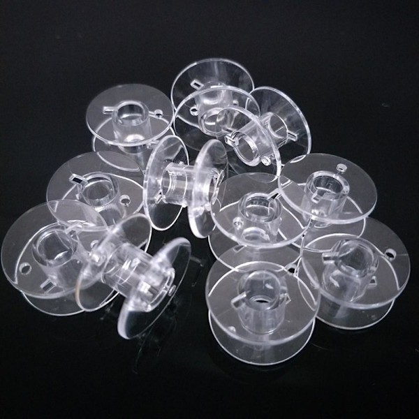 Spolar, transparent, 10-pack