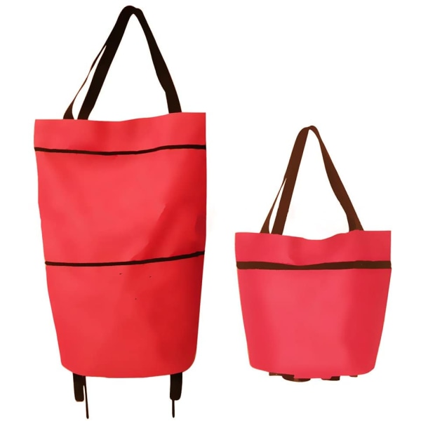 Lotus Trolley Bags Väska & ägg/vinhållare Återanvändbar matvagn