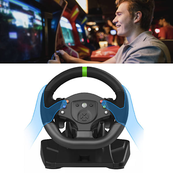 Gaming Racing Wheel 180 Graders Rotation Stora Paddle Shifter Spelstyrning för PS 3 för PC