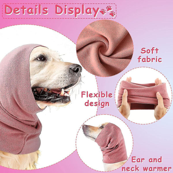 Dog Snood For Noise Dog Quiet Ear Covers Dog Ear Protectors For