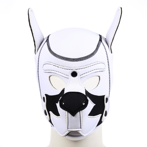 Full Face Puppy Hood Avtagbar Cosplay Kostym Mask Party