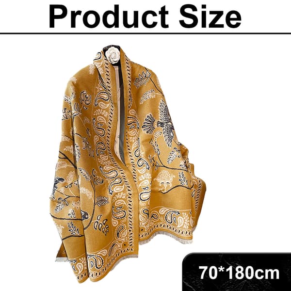 Store Pashmina Tørklæder og Wraps til Kvinder Ekstra Blød Kashmir-lignende Plaid Dame Efterårstørklæder Sjaler og Wraps til Bryllup[TT]