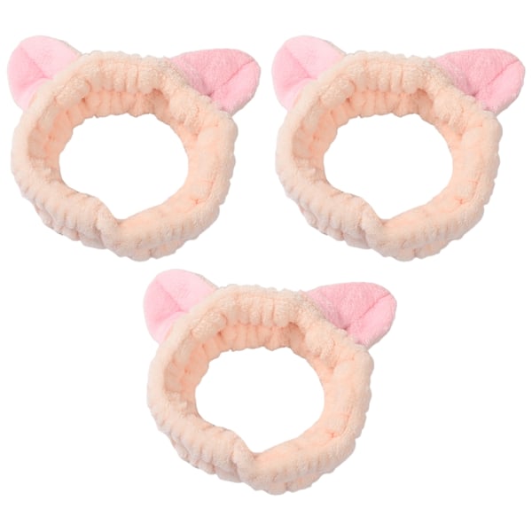 Pluss Katt Hodebånd Myk Stretch Fuzzy Cosplay Kostyme & Hårtilbehør Vask Ansikt Dusj