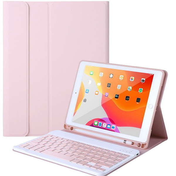 Näppäimistökuori Langaton Näppäimistökansi Kynäpidikkeellä Näppäimistökuori iPadille 11 tuuman Pro/10.9 Universal [2021/2020/2018]