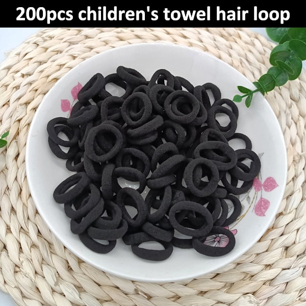Sömnlös Toddler Hårband - Mini Baby Hårband - Mjukt barns hår elastiskt hästsvansklämma, lämplig för unga flickor
