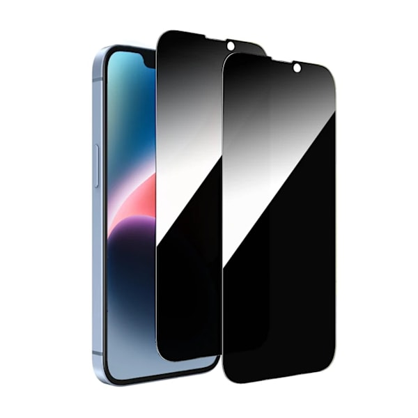 2-Pack iPhone 13 Pro Max Privacy Skärmskydd - Härdat Glas
