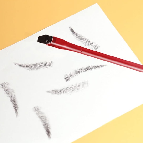 2 st Ögonbrynsborste Multifunktionell Ögonbrynsborste Tredimensionell Concealer Makeupborste Vinklad Ögonbrynshårlinjeborste
