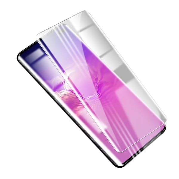 Heltäckande Galaxy S10 Plus Skärmskydd Nanoedge Skyddsplast transparent