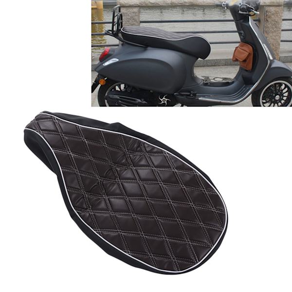 Sadelöverdrag i Läder för Vespa 125/150 Sprint Fast Ts Super Vbb Vba Vnb GTR Gl Brun