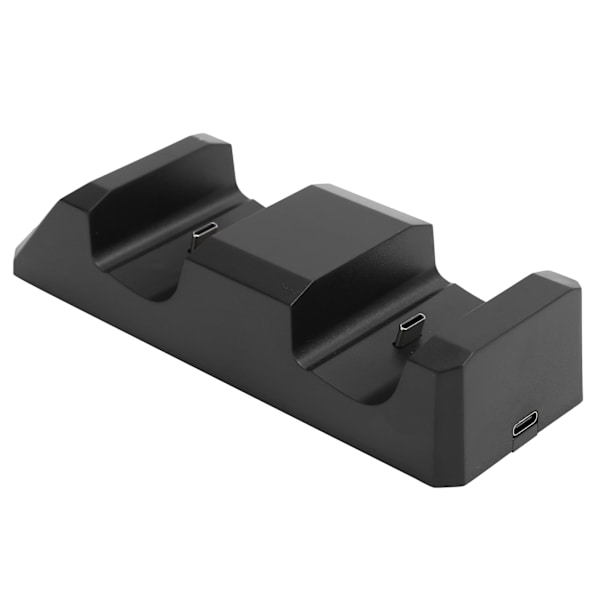 ABS Gamepad Dubbel Laddningsdocka Laddare med Indikatorlampa för PS5 Trådlös Kontroller