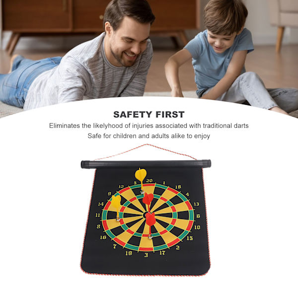 Magnetisk Darttavla Dubbelsidig Interaktiv Oändlig Kul Säker Magnetisk Darttavla Spel