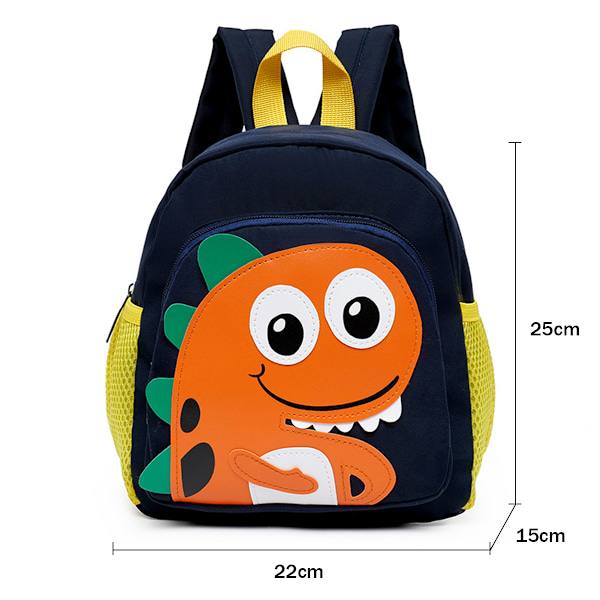 Mini-reppu - Lasten reppuja esikouluun - Koululaukut - 3D-piirretty dinosaurus päiväkotireppu