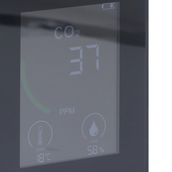 Bluetooth koldioxid luftkvalitetsmonitor TVOC Tester 60 dagar