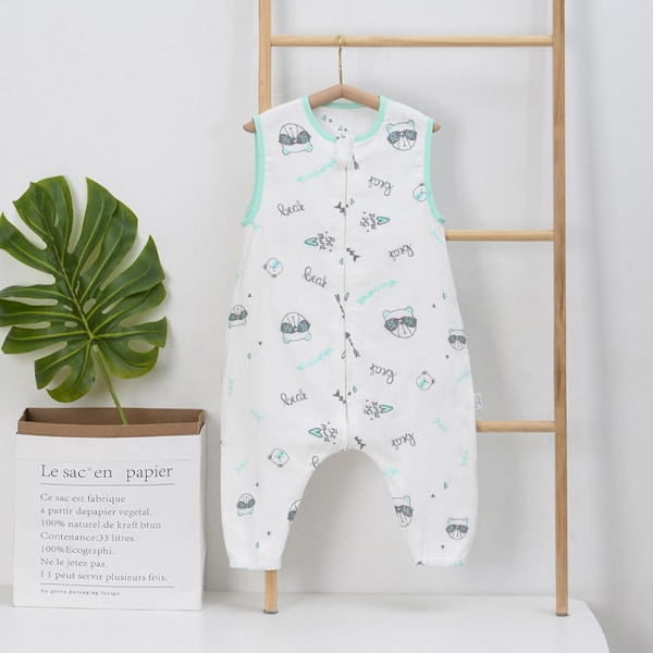Sleeveless sovepose for baby, tynn sovepose for barn om sommeren