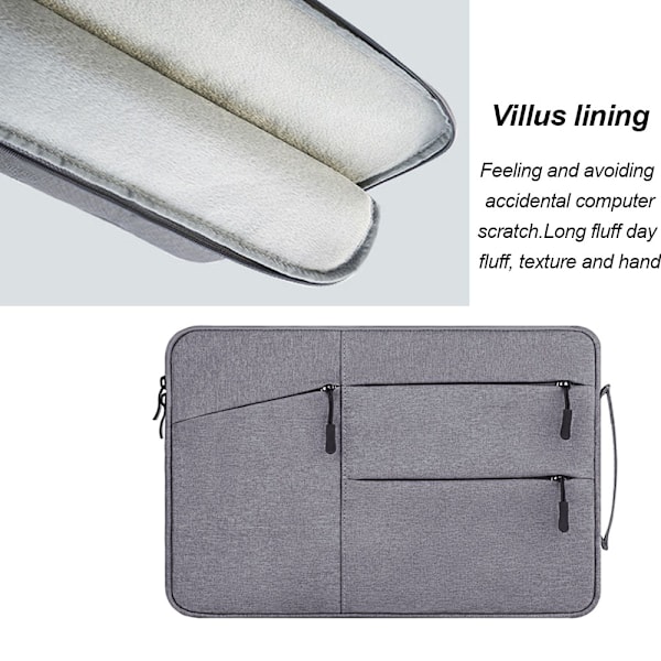 12-tums MacBook Air, bärbar datorväska med ficka