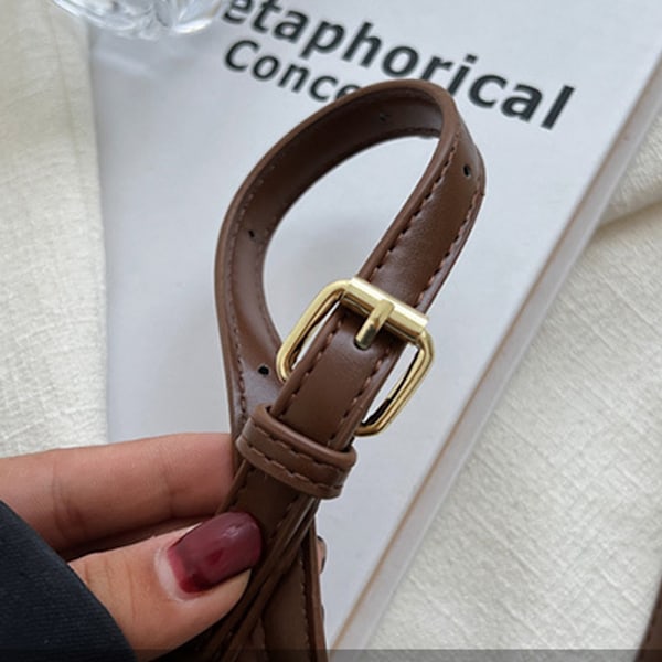 Skuldertaske retro klassisk pung PU læder håndtaske egnet til damer.
