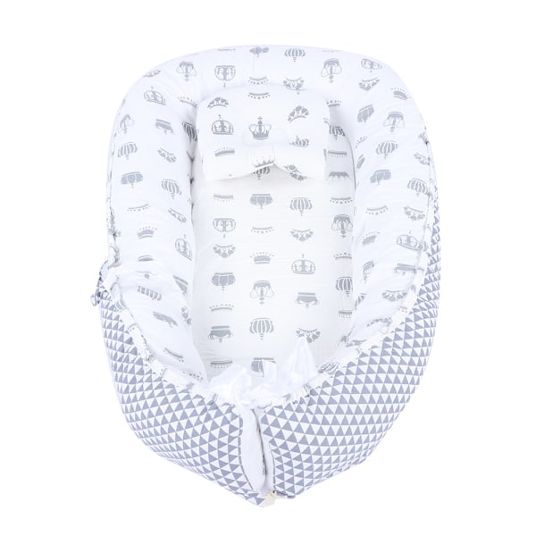 Baby Nest Seng, Spedbar Seng, Bærbar Lounger Seng, Bassinet, Krybbe for Nyfødt