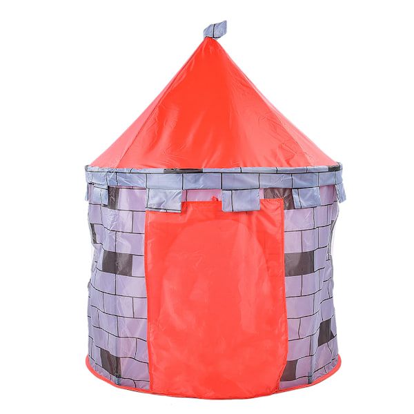 Bärbar Vikbar Tält Inomhus Utomhus Spel Leksak Rum Slott Barn Yurt Present Tillbehör Slott Yurt