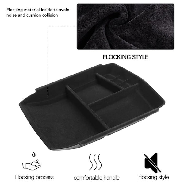 Bil Centerkonsol Organizer Automotive Center Console Bund Opbevaringsskuffe Udskiftning til XT6 2020‑2023