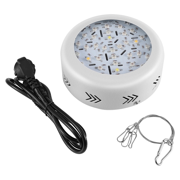 Hengende 36 LED Vekstlys Fullspektrum Dobbelbrikke Hydroponisk Plantelampe (EU-standard)