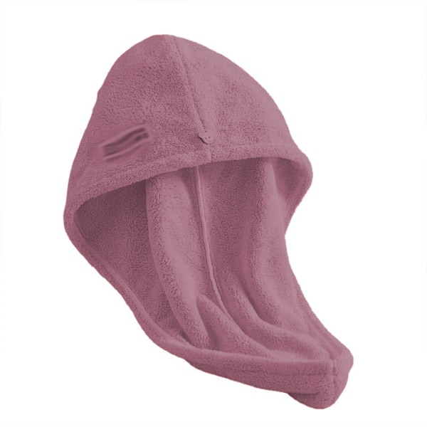 Hårwrap, Vattenavvisande Mikrofiberhandduk, Torkar Håret Snabbare, Knapp-Loop-Stängning