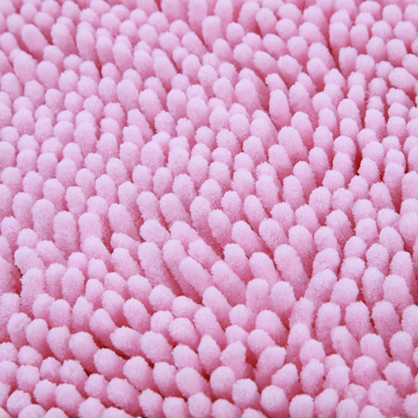 2 stk. Chenille Anti-slip Vandabsorberende Skridsikker Måtte Badeværelse Stue