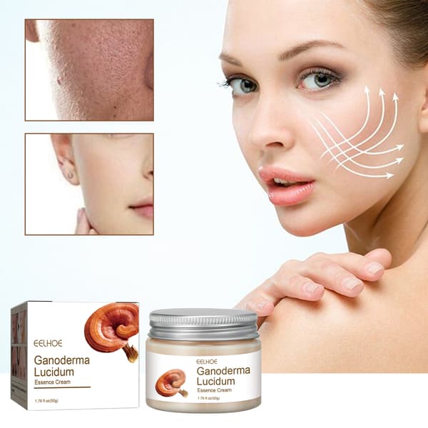 Reishi Essence Cream: Skånsom opplysende og mattende daglig løftende ansiktskrem