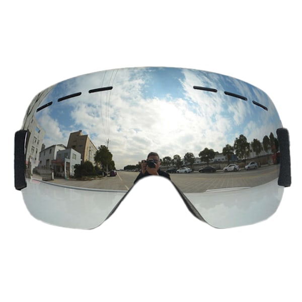 Skidglasögon för utomhussporter, UV-skydd, stora sfäriska glasögon, unisex