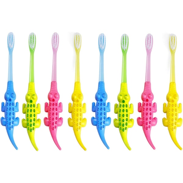 8 Pack Kids Toothbrush,Lovely Toddler Toothbrush for 2-4 Years