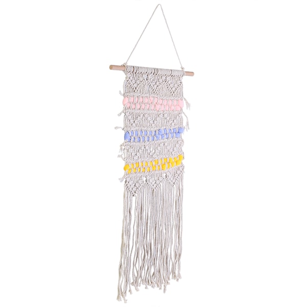 Bohemian Macrame Woven Wall Hanging Tassel Tapestry Living Room Home Decor Art