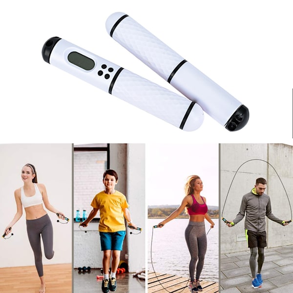 Hopprep, Digital Viktad Replös Hopprep, Justerbar Sladdlös Hopprep för Hemmafitness Träning för Kvinnor Män