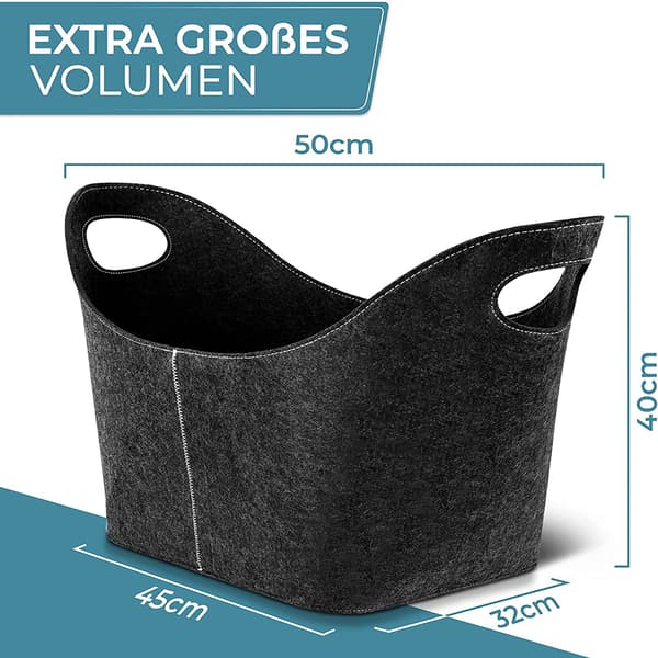 Foldable Felt Baskets, Shelf Baskets Organizer for Office Nursery Wardrobe Bookshelf, Foldable Cube Bins Storage Solutions for Various Items[TT]