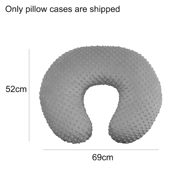 Ammepute og posisjoneringspute for amming og flaskemating, babystøtte, magetid