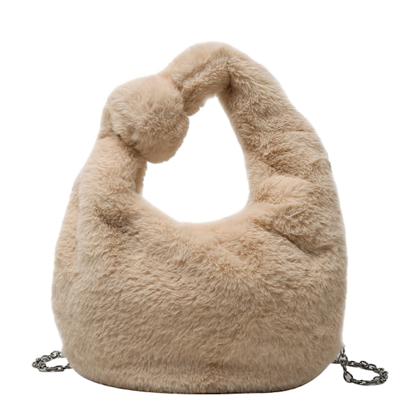 Vintermyk Dumpling Bag - Stilig Håndveske, Bærbar Oppbevaringspose