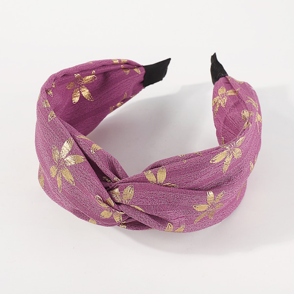 Hodebånd for kvinner - Stilige, trykte stoffbånd, elegant hodebånd for kvinner