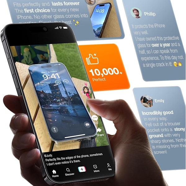 Näytönsuoja OnePlus Nord CE 4 Lite -puhelimelle, karkaistu kalvo