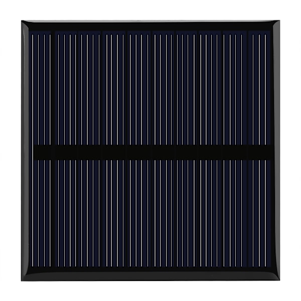 0,7W 5V Mini Bærbar Solcellepanel DIY Strømmodul Oplader til 3,7V Batteri 70*70MM