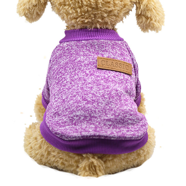 Hunde-sweater til efterår og vinter med to ben - varmt tøj til hunde til efterår og vinter