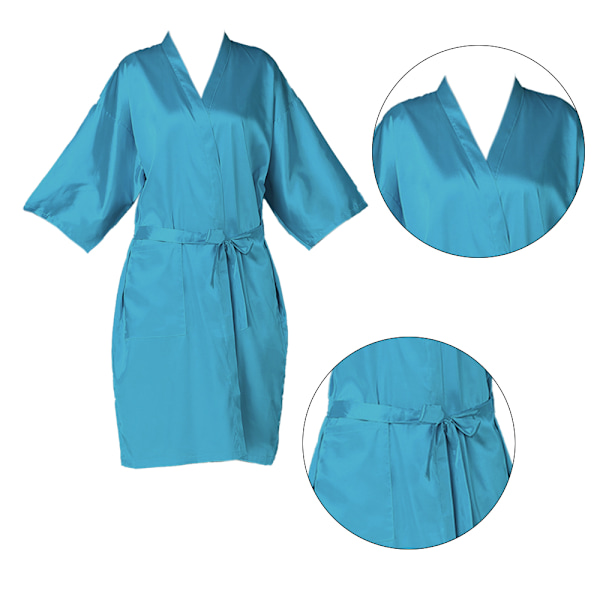 Salon Klient Kjole Robe Hår Salon Kappe Hårklippning Smock Spa Klud Spa Arbejdsklud